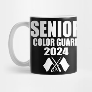 Senior 2024 Color Guard Class of 2024 Marching Band Flag Mug